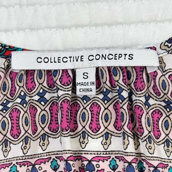 Collective Concepts Red and Blue/Striped Spaghetti Strap Sundress. Size S. - Picture 4 of 8